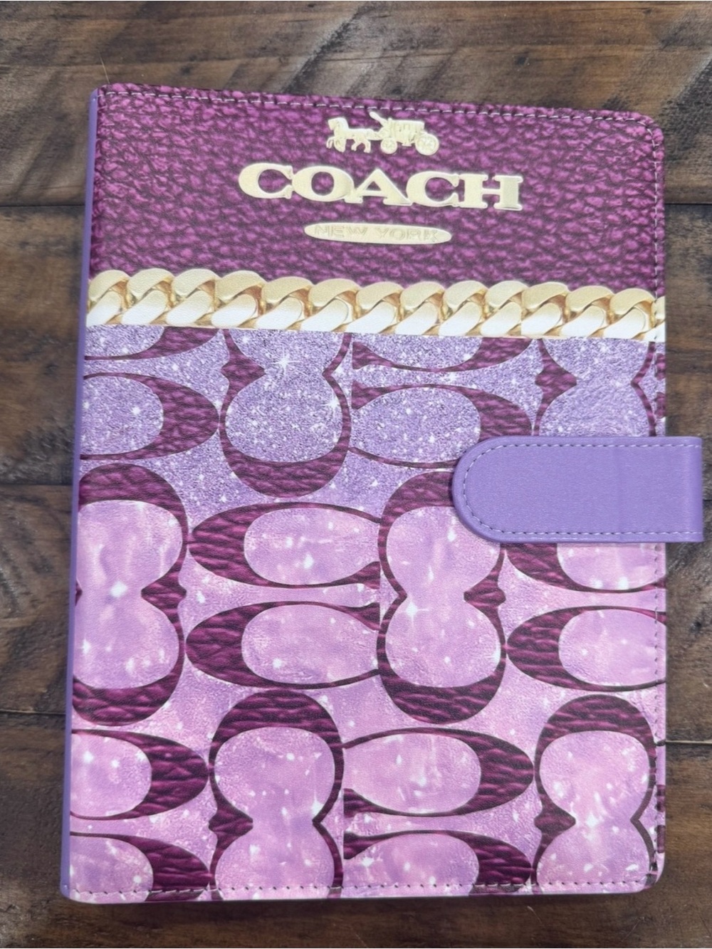 Luxury Inspired Vegan Leather A5 Binder